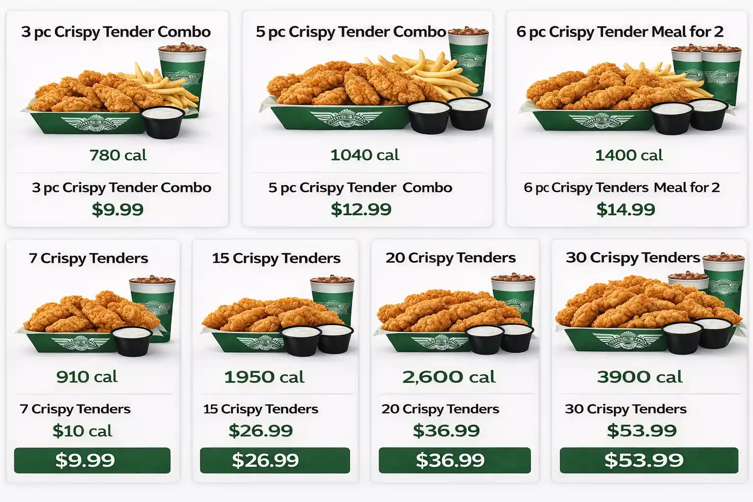 wingstop tenders menu