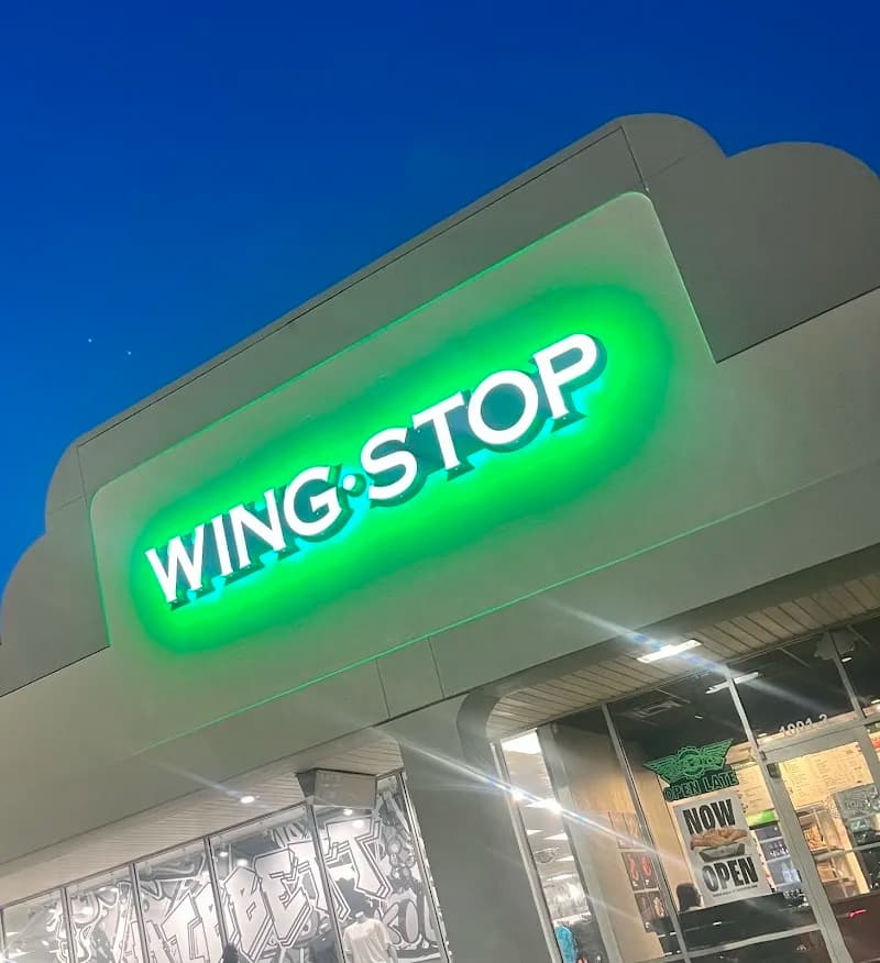 Wingstop storefront outside and inside view at 1001 Hwy 72 E in Athens, Alabama