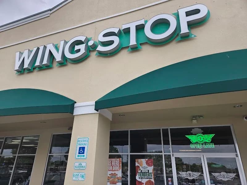 Wingstop storefront outside and inside view at 1605 Beltline Rd in Decatur, Alabama