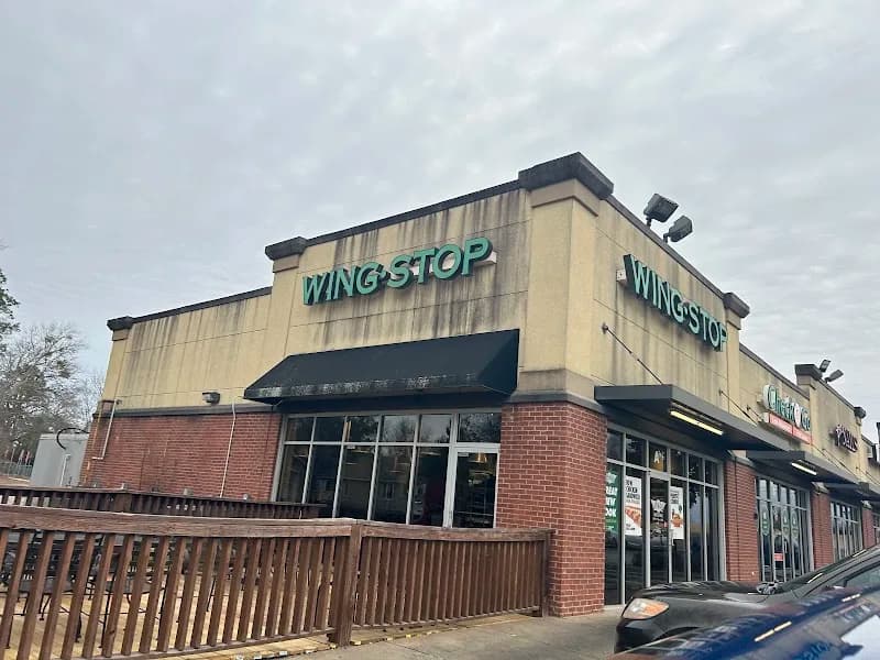 Wingstop storefront outside and inside view at 3214 20th Ave Ste A in Valley, Alabama