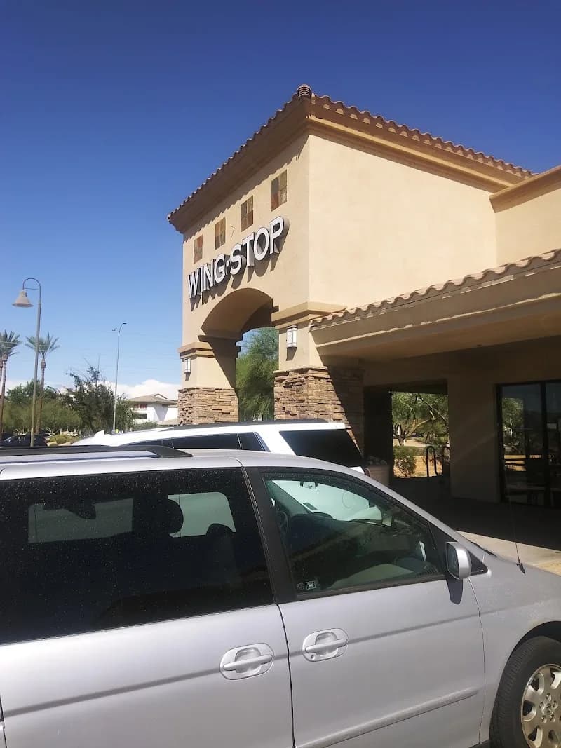 Wingstop storefront outside and inside view at 5905 W Chandler Blvd Ste 1 in Chandler, Arizona