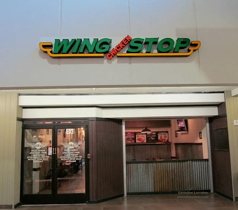Wingstop storefront outside and inside view at 2420 W Bethany Home Road in Phoenix, Arizona