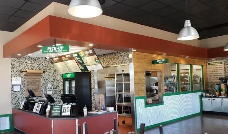 Wingstop storefront outside and inside view at 9860 W. Lower Buckeye Rd in Tolleson, Arizona
