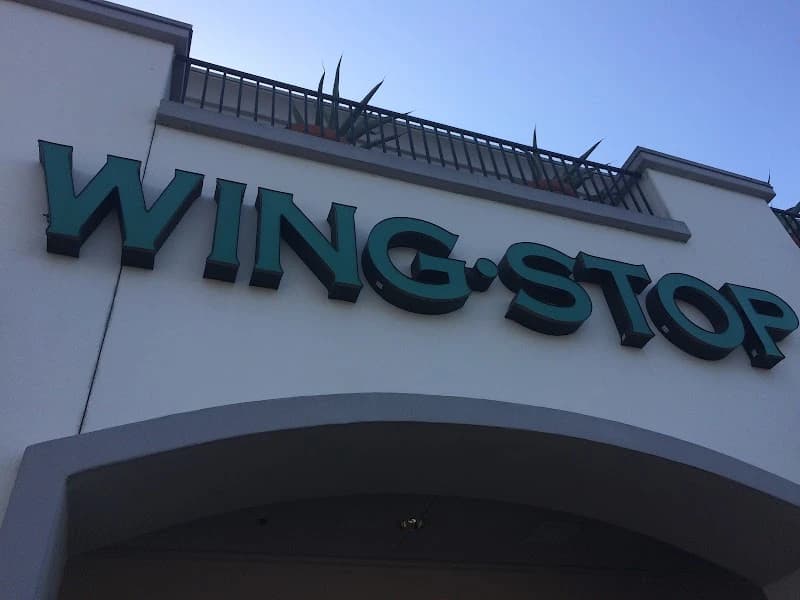 Wingstop storefront outside and inside view at 6810 Eastern Ave Ste J in Bell Gardens, California