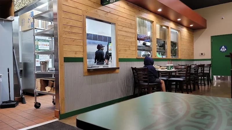 Wingstop storefront outside and inside view at 1032 Cherry Valley Blvd Suite 320 in Calimesa, California