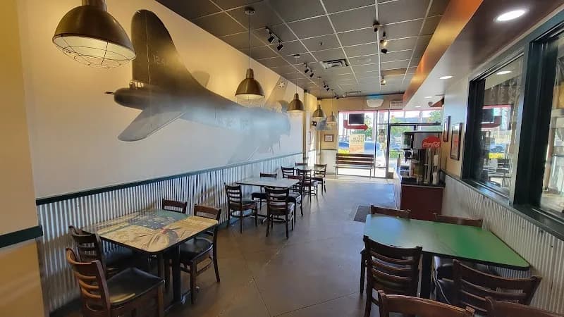 Wingstop storefront outside and inside view at 1285 Broadway #101 in Chula Vista, California