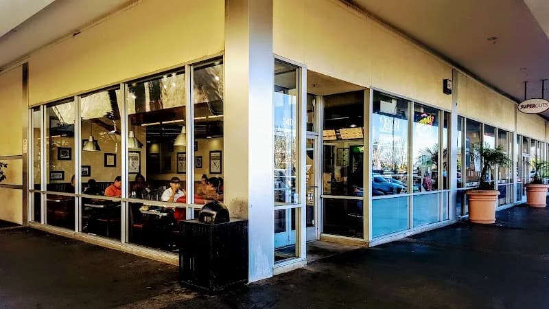 Wingstop storefront outside and inside view at 340 El Cerrito Plz in El Cerrito, California
