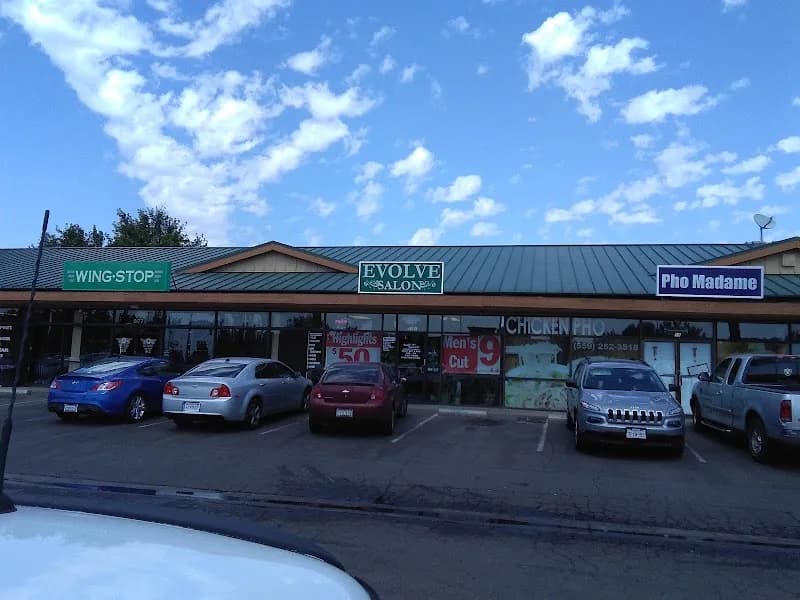 Wingstop storefront outside and inside view at 5177 E Kings Canyon Rd in Fresno, California