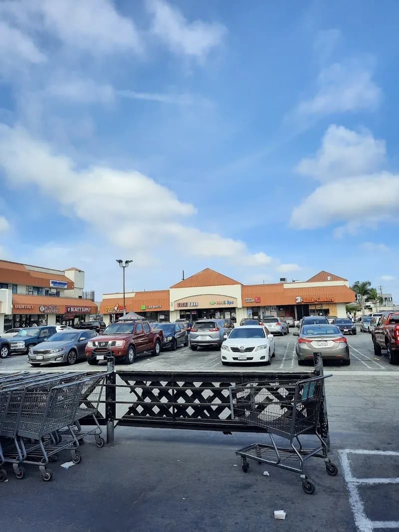 Wingstop storefront outside and inside view at 2201 W Rosecrans Ave in Gardena, California
