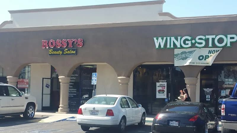 Wingstop storefront outside and inside view at 12019 Carson Street in Hawaiian Gardens, California