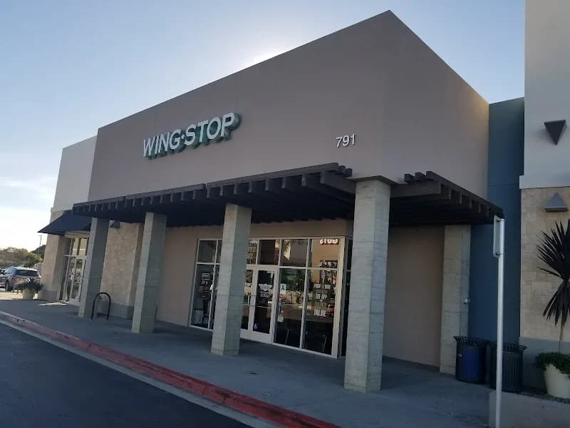 Wingstop storefront outside and inside view at 791 Palm Ave Ste 102 in Imperial Beach, California