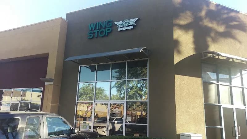 Wingstop storefront outside and inside view at 22611 Lake Forest Dr Ste C7 in Lake Forest, California