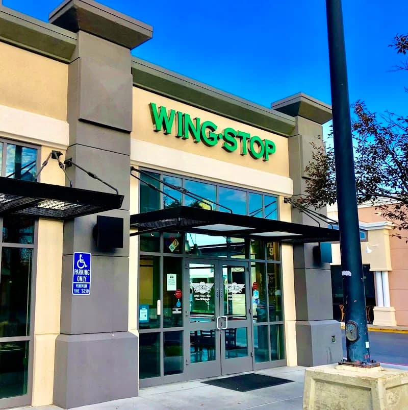 Wingstop storefront outside and inside view at 80 N Milpitas Blvd in Milpitas, California