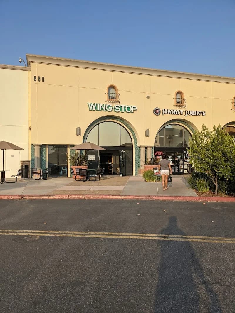 Wingstop storefront outside and inside view at 888 New Los Angeles Ave Suite A in Moorpark, California