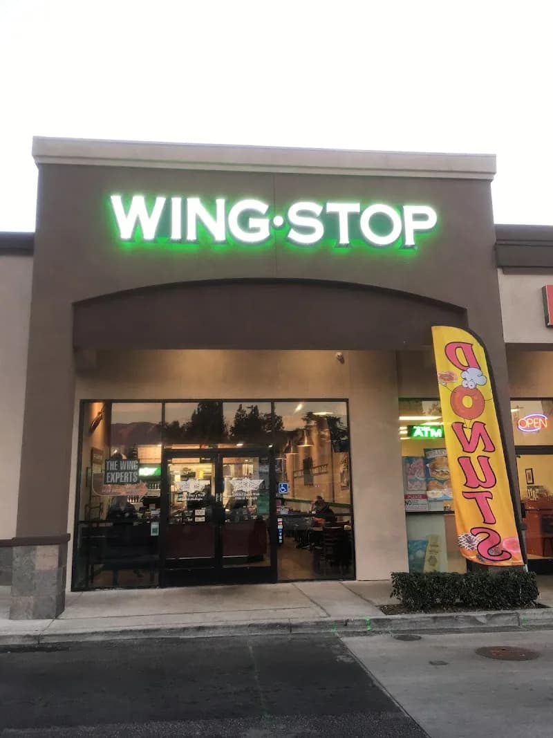 Wingstop storefront outside and inside view at 2252 S. Euclid Ave Ste A in Ontario, California
