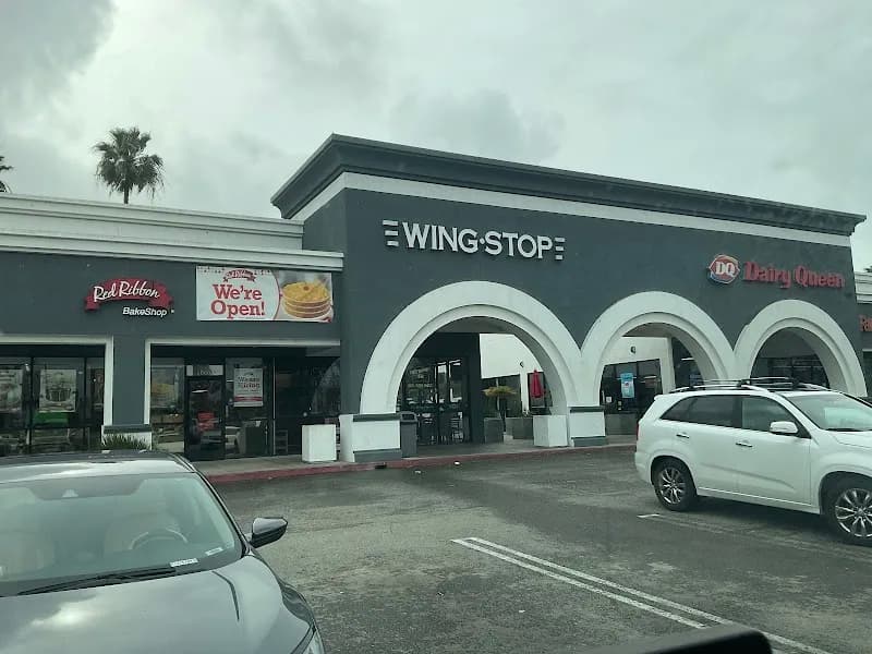 Wingstop storefront outside and inside view at 1941 N. Rose Ave Ste 700 in Oxnard, California