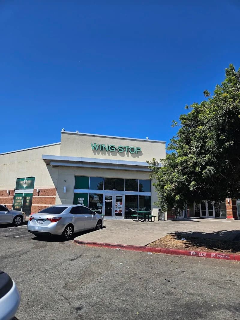 Wingstop storefront outside and inside view at 4210 Macdonald Ave in Richmond, California