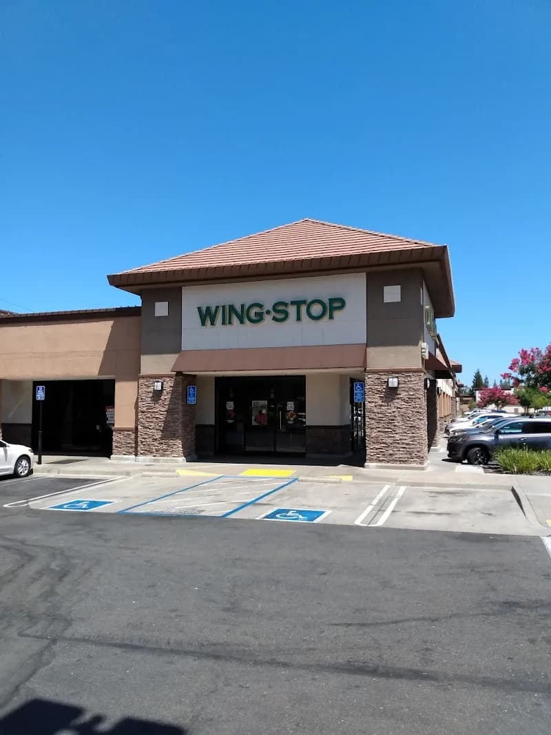 Wingstop storefront outside and inside view at 970 Sunrise Avenue Ste 100 in Roseville, California