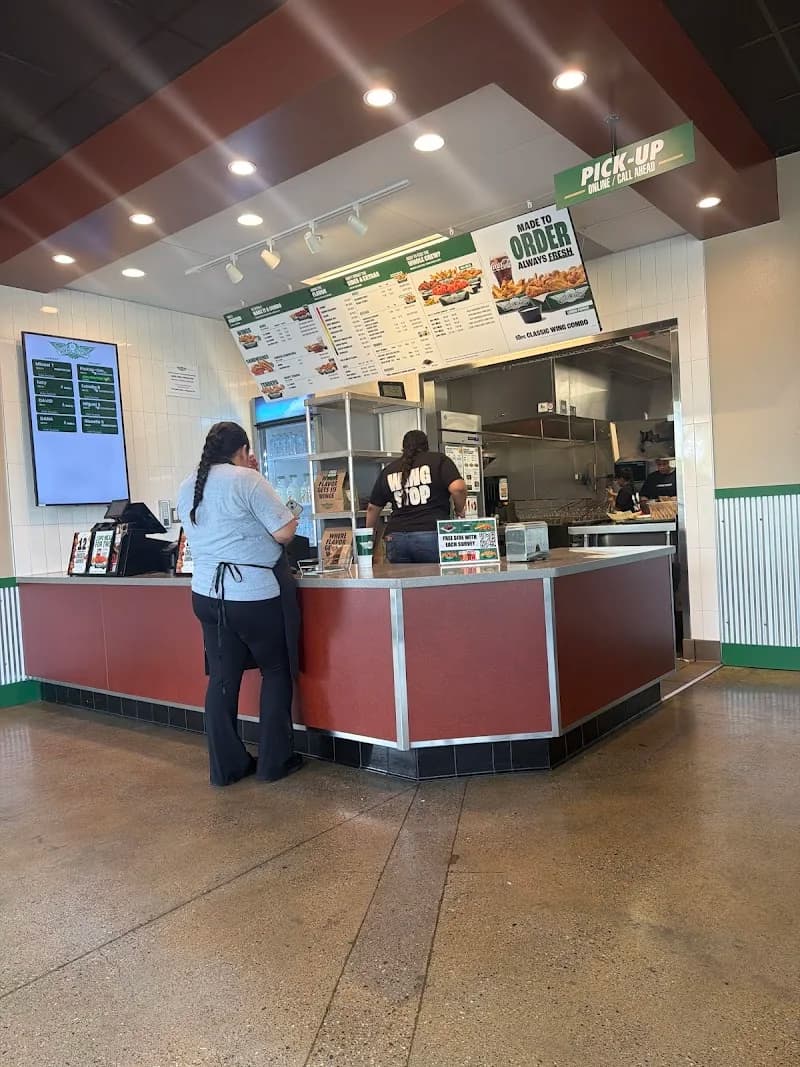 Wingstop storefront outside and inside view at 1598 N Sanborn Rd Z00C3 in Salinas, California