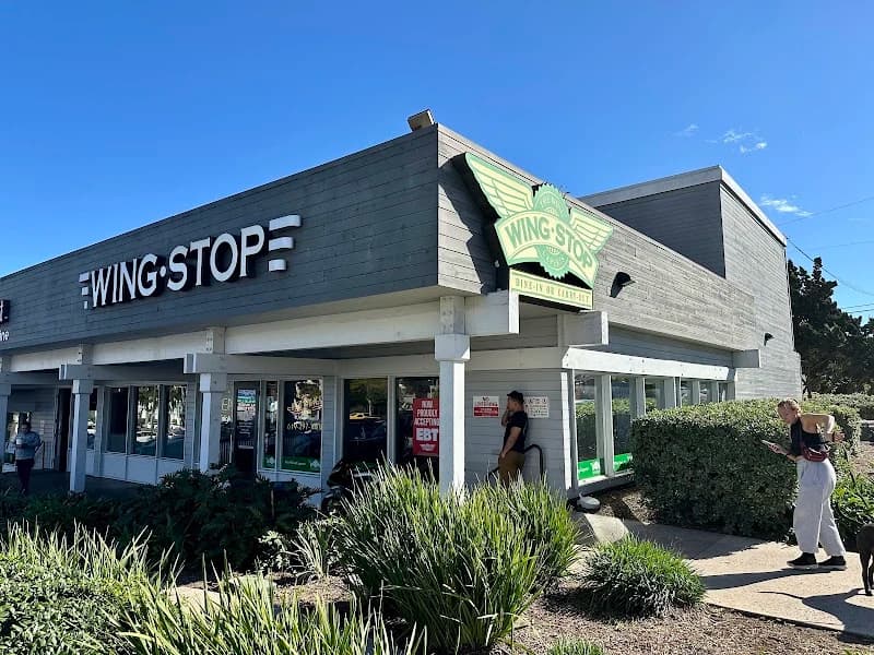 Wingstop storefront outside and inside view at 1901 El Cajon Blvd in San Diego, California