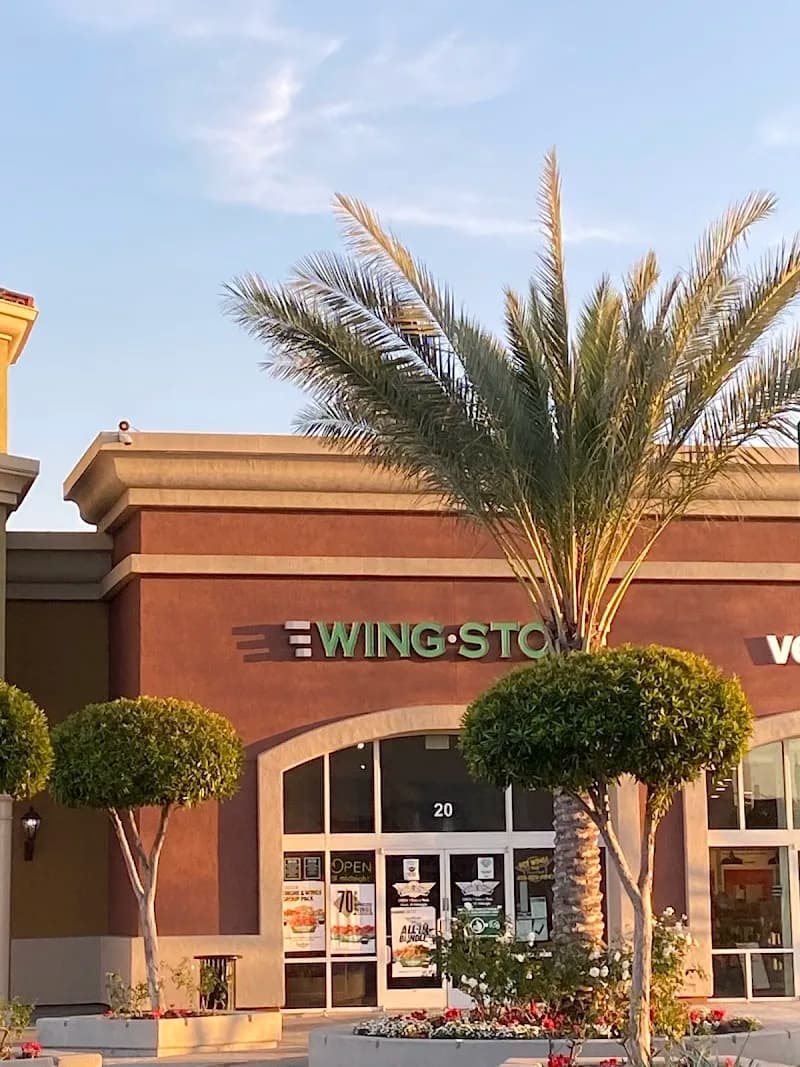 Wingstop storefront outside and inside view at 1150 S King Rd Ste 20 in San Jose, California