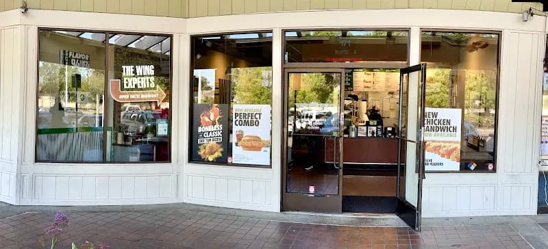 Wingstop storefront outside and inside view at 171 Branham Lane Unit 4 in San Jose, California