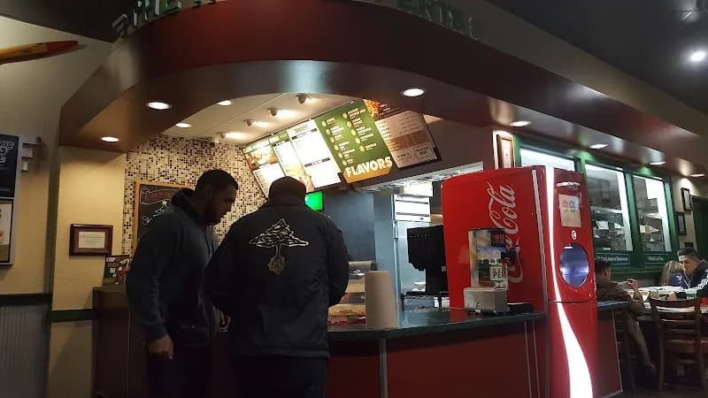 Wingstop storefront outside and inside view at 2801 W Macarthur Blvd Ste C in Santa Ana, California