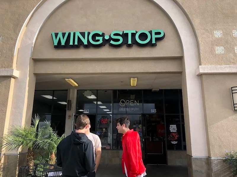 Wingstop storefront outside and inside view at 845 Almar Ave in Santa Cruz, California