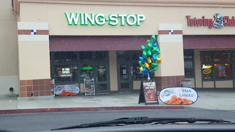 Wingstop storefront outside and inside view at 1483 Main Street in Watsonville, California