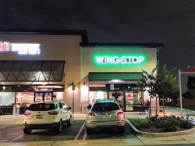 Wingstop storefront outside and inside view at 15124 Goldenwest St. in Westminster, California