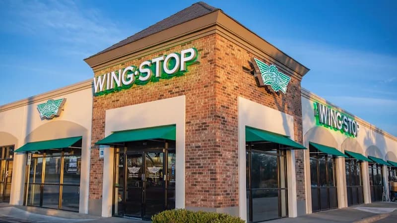 Wingstop storefront outside and inside view at 10722 Beverly Blvd Ste B & C in Whittier, California