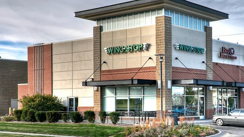 Wingstop storefront outside and inside view at 13345 Telegraph Rd Ste M in Whittier, California