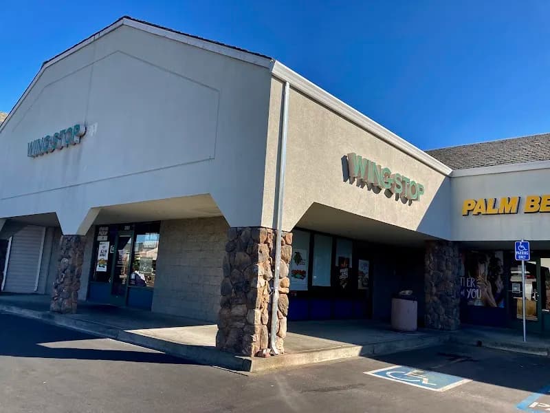 Wingstop storefront outside and inside view at 6500 Hembree Ln in Windsor, California