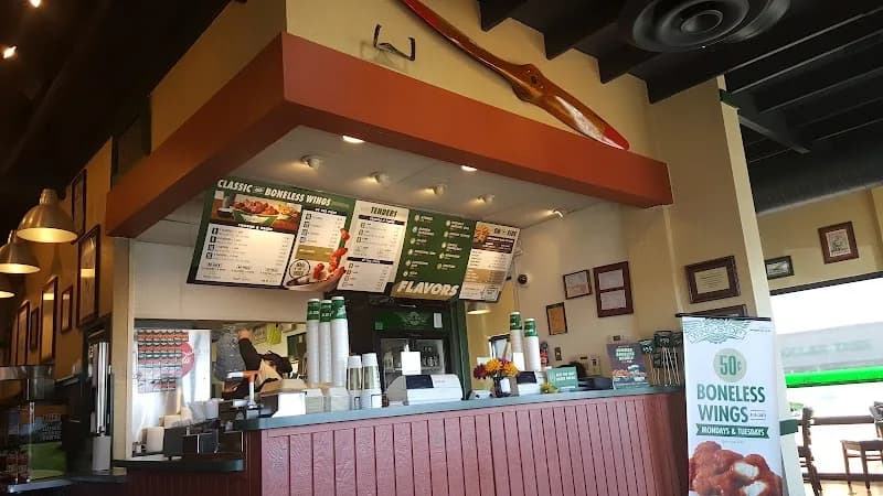 Wingstop storefront outside and inside view at 1175 S Havana St Unit A2 in Aurora, Colorado