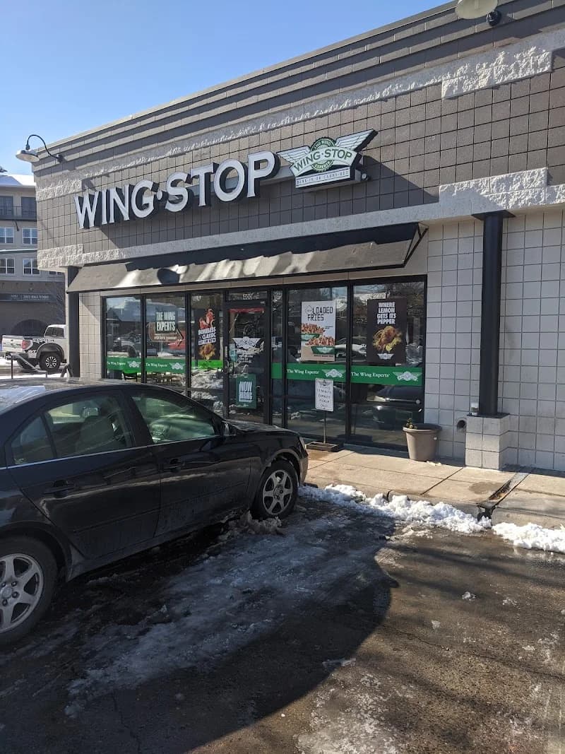 Wingstop storefront outside and inside view at 757 E 20Th Ave Ste 400 in Denver, Colorado