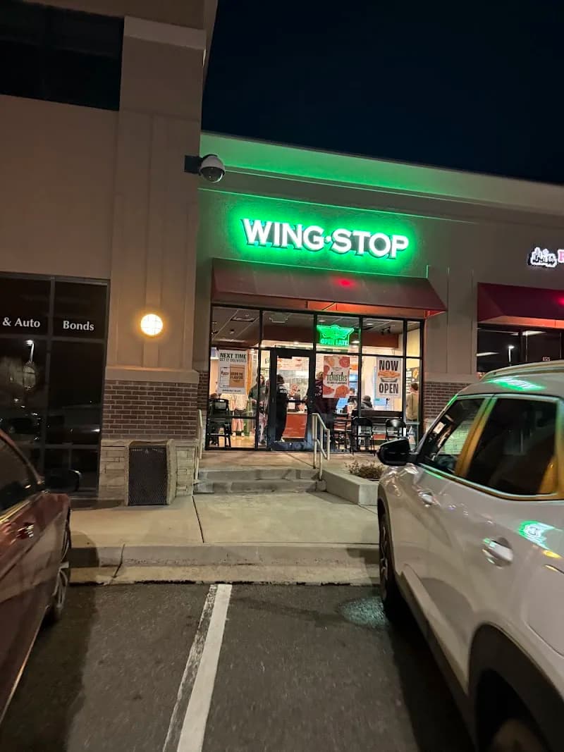 Wingstop storefront outside and inside view at 1521 Oxbow Dr in Montrose, Colorado