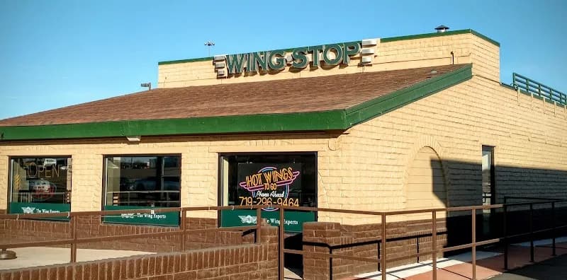 Wingstop storefront outside and inside view at 3414 N Elizabeth St in Pueblo, Colorado