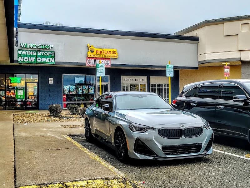 Wingstop storefront outside and inside view at 1235 Farmington Ave in Bristol, Connecticut