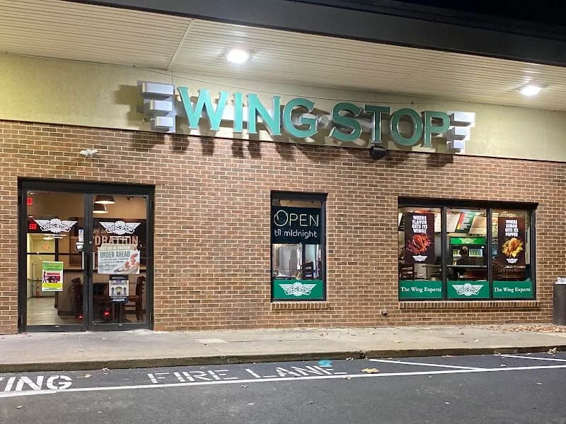 Wingstop storefront outside and inside view at 550 Farmington Ave in Hartford, Connecticut