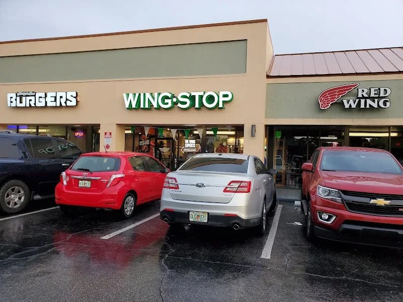 Wingstop storefront outside and inside view at 1925B W. Brandon Blvd in Brandon, Florida