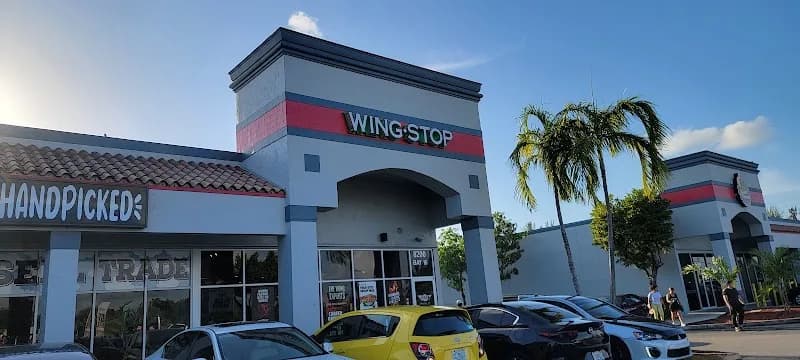 Wingstop storefront outside and inside view at 8200 W 33rd Avenue Bay 16 in Hialeah Gardens, Florida
