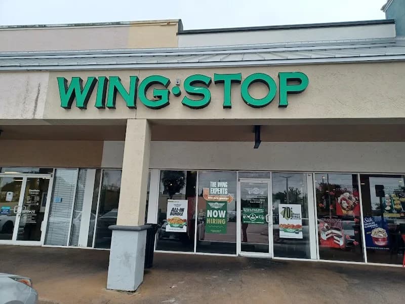 Wingstop storefront outside and inside view at 20565 Old Cutler Rd Ste 20565 in Miami, Florida