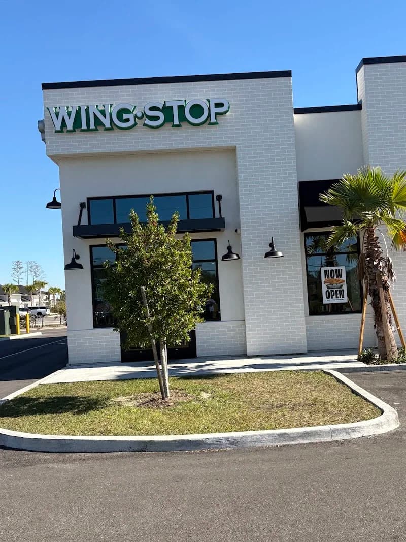 Wingstop storefront outside and inside view at 1690 Jeremiah St Suite 115 in Middleburg, Florida
