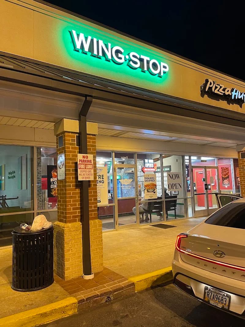 Wingstop storefront outside and inside view at 3695 Cascade Rd SW Unit 4 in Atlanta, Georgia