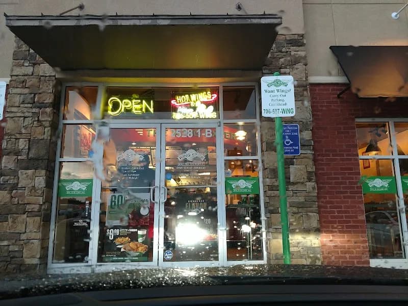 Wingstop storefront outside and inside view at 2528 Weems Rd Ste 1-B in Columbus, Georgia