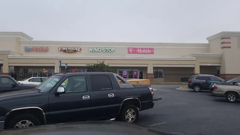 Wingstop storefront outside and inside view at 3201 Macon Rd in Columbus, Georgia