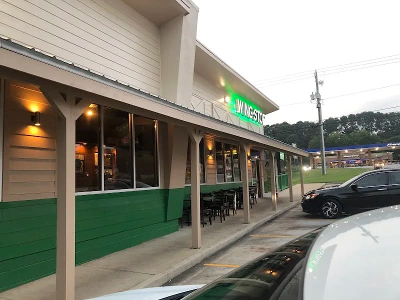 Wingstop storefront outside and inside view at 5151 US-278 in Covington, Georgia