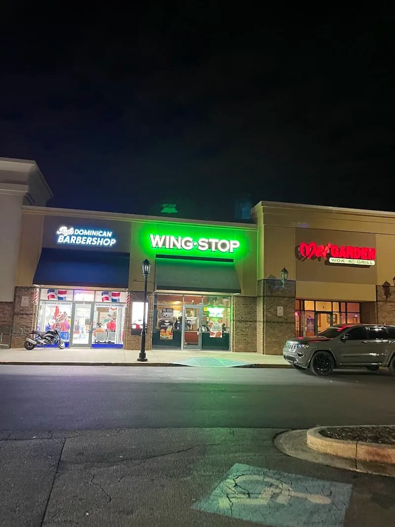 Wingstop storefront outside and inside view at 3059 Lawrenceville Hwy Ste J in Lawrenceville, Georgia