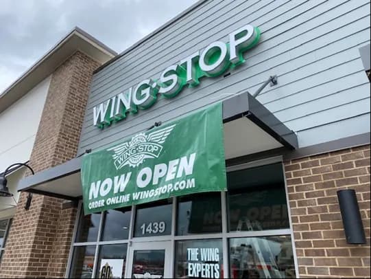 Wingstop storefront outside and inside view at 1439 Turner McCall Blvd SE in Rome, Georgia