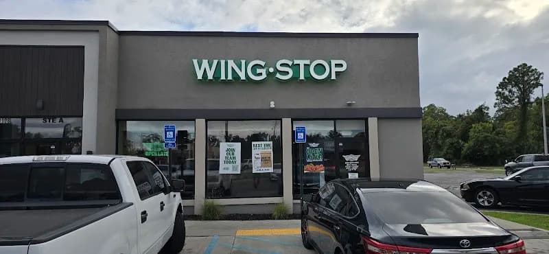 Wingstop storefront outside and inside view at 1908 Memorial Dr in Waycross, Georgia